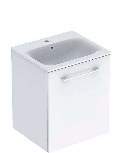 Geberit Selnova Square Tek Kapaklı Dolap Seti 55 cm Parlak Beyaz 501.248.00.1 - 1