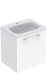 Geberit Selnova Square Tek Kapaklı Dolap Seti 60 cm Parlak Beyaz 501.252.00.1 - Geberit