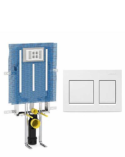 Geberit Alpha Kare Set Beyaz - 1