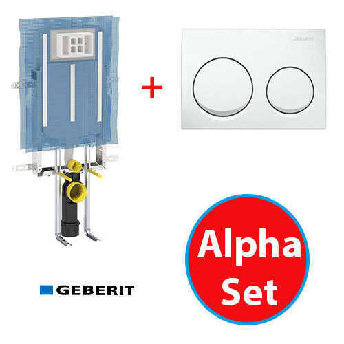 Geberit Alpha Set-Beyaz - 1