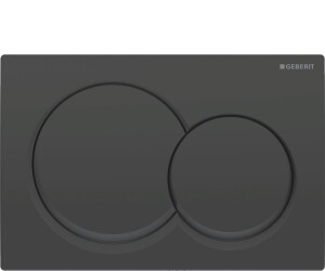 Geberit Alpha01 Kumanda Kapağı Mat Siyah 115.035.14.1 - Geberit