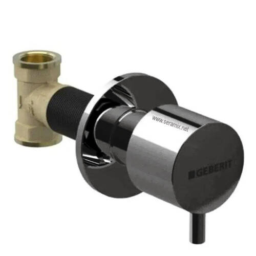 Geberit Ankastre Stop Valf Mat SiyahKrom 616.004.QC.1 - 1