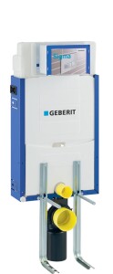 Geberit Gömme Rezervuar Sigma 12cm Tuğla Duvar İçin Kombifix Ayaklı 110.340.00.5 - 1