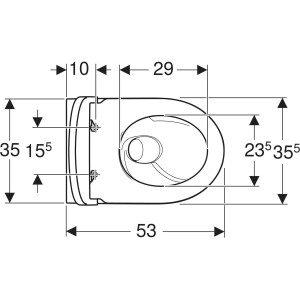Geberit iCon TurboFlush Kanalsız Asma Klozet Seti (Kapak dahil) 503.116.00.1 - 3