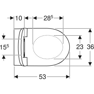 Geberit Selnova Kanalsız Asma Klozet ve Kapak Seti AX Spiral 1600mm - 2