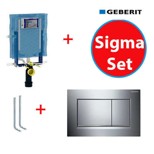 Geberit Sigma Set-Parlak Krom - Geberit Set