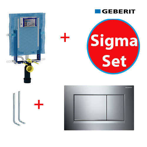 Geberit Sigma Set-Parlak Krom - 1