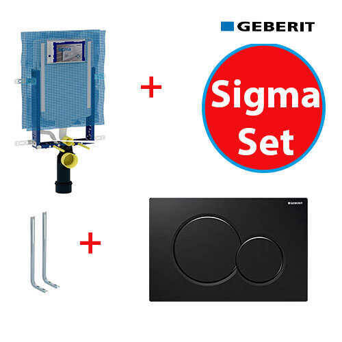 Geberit Sigma Set-Siyah - 1