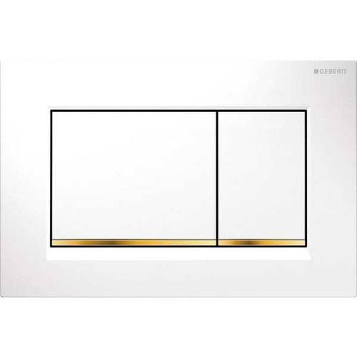 Geberit Sigma20 Kare Kumanda Kapağı Beyaz/Altın/Beyaz 115.883.KK.1 - 1