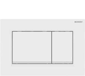 Geberit Sigma20 Kare Kumanda Kapağı Beyaz/Mat Beyaz/Beyaz 115.883.11.1 - Geberit