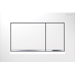 Geberit Sigma20 Kare Kumanda Kapağı Beyaz/Parlak Krom/Beyaz 115.883.KJ.1 - Geberit