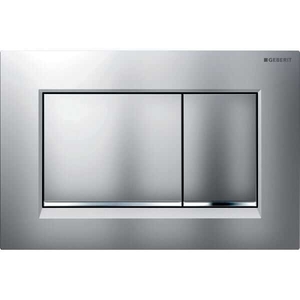 Geberit Sigma20 Kare Kumanda Kapağı Mat Krom/Parlak/Mat Krom 115.883.JQ.1 - Geberit