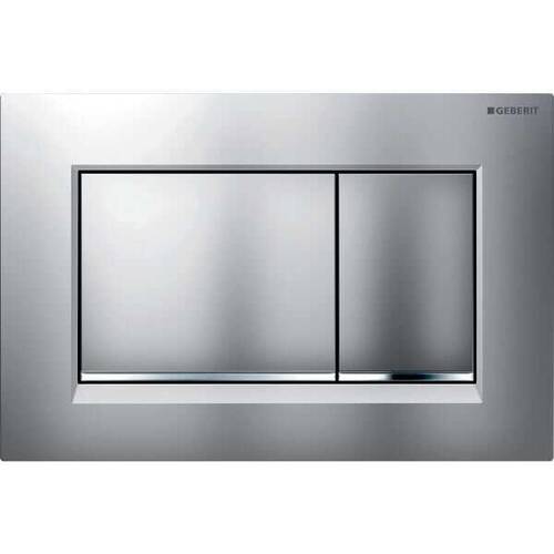 Geberit Sigma20 Kare Kumanda Kapağı Mat Krom/Parlak/Mat Krom 115.883.JQ.1 - 1