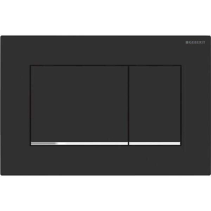 Geberit Sigma20 Kare Kumanda Kapağı Mat Siyah/Parlak/Mat Siyah 115.883.14.1 - Geberit
