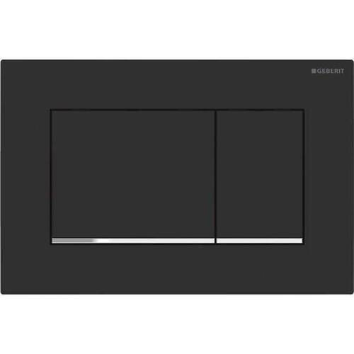 Geberit Sigma20 Kare Kumanda Kapağı Mat Siyah/Parlak/Mat Siyah 115.883.14.1 - 1