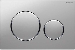 Geberit Sigma20 Yuvarlak Kumanda Kapağı Mat Krom/Parlak/Mat Krom 115.882.JQ.1 - Geberit
