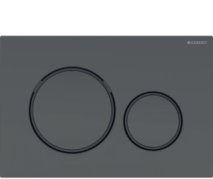 Geberit Sigma20 Yuvarlak Kumanda Kapağı Mat Siyah 115.882.16.1 - Geberit