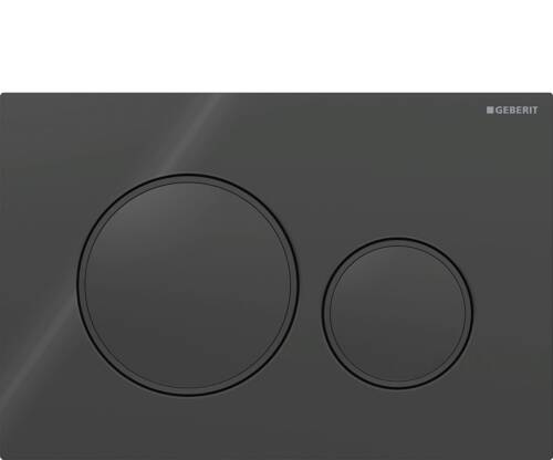 Geberit Sigma20 Yuvarlak Kumanda Kapağı Siyah 115.882.DW.1 - 1