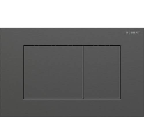 Geberit Sigma40 Kare Kumanda Kapağı Siyah Krom 115.629.QD.1 - 1