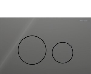 Geberit Sigma40 Round Kumanda Kapağı Antrasit Cam 115.628.JK.1 - 1