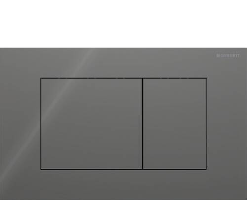 Geberit Sigma40 Square Kumanda Kapağı Antrasit Cam 115.629.JK.1 - 1