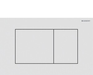 Geberit Sigma40 Square Kumanda Kapağı Mat Beyaz 115.629.JT.1 - 1