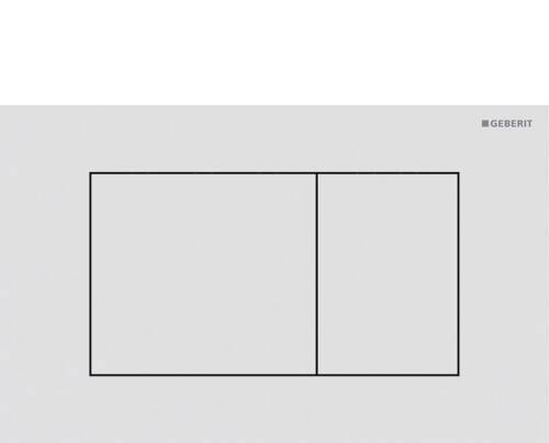 Geberit Sigma40 Square Kumanda Kapağı Mat Beyaz 115.629.JT.1 - 1