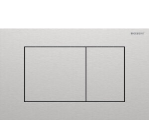 Geberit Sigma40 Square Kumanda Kapağı Paslanmaz Çelik 115.629.FW.1 - 1