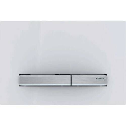Geberit Sigma50 Kare Kumanda Kapağı Beyaz/Krom 115.788.11.2 - 1