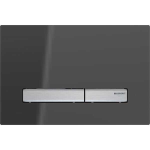 Geberit Sigma50 Kare Kumanda Kapağı Füme Cam/Krom 115.788.SD.2 - 2