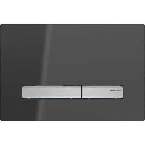 Geberit Sigma50 Kare Kumanda Kapağı Füme Cam/Krom 115.788.SD.2 - 2