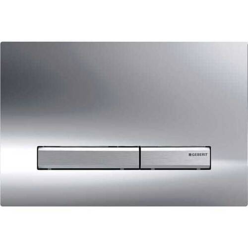 Geberit Sigma50 Kare Kumanda Kapağı Parlak Krom/Krom 115.788.21.2 - 1
