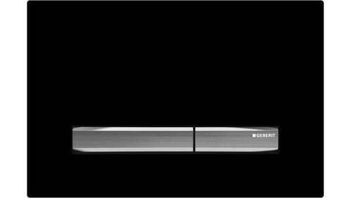 Geberit Sigma50 Kare Kumanda Kapağı Siyah/Krom 115.788.DW.2 - 1