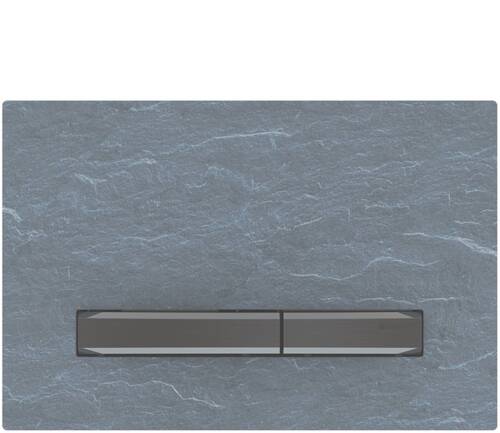 Geberit Sigma50 Kumanda Kapağı Arduvaz/SiyahKrom 115.671.JM.2 - 1
