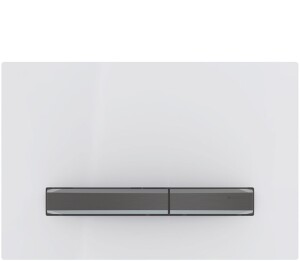 Geberit Sigma50 Kumanda Kapağı Beyaz/SiyahKrom 115.671.11.2 - Geberit