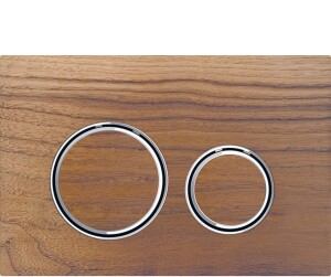 Geberit Sigma50 Yuvarlak Kumanda kapağı Ahşap /Krom 115.884.JX.1 - Geberit