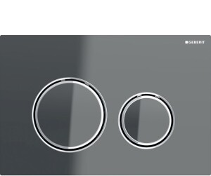 Geberit Sigma50 Yuvarlak Kumanda kapağı Antrasit Cam /Krom 115.884.JK.1 - Geberit