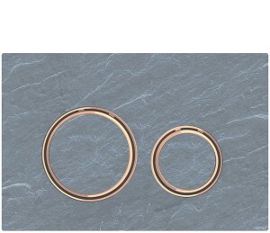 Geberit Sigma50 Yuvarlak Kumanda kapağı Arduvaz/Bronz 115.650.JM.1 - Geberit