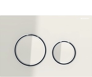 Geberit Sigma50 Yuvarlak Kumanda kapağı Kum Grisi Cam /Krom 115.884.JL.1 - Geberit