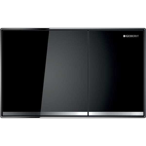 Geberit Sigma60 Kumanda Kapağı Siyah Cam 115.640.SJ.1 - Geberit