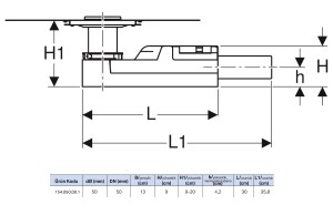 Geberit Yer Süzgeci Seti 8x8 154.050.00.1 - 2