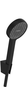Hansgrohe Activera S El Duşu Seti 2Jet EcoSmart Mat Siyah 28054670 - Hansgrohe