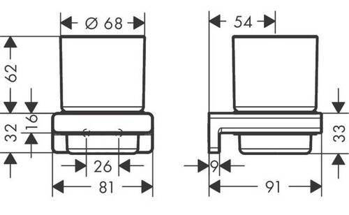 Hansgrohe AddStoris Diş Fırçalığı Mat Beyaz 41749700 - 2