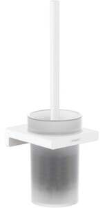 Hansgrohe AddStoris Duvara Monte Tuvalet Fırçalığı Mat Beyaz 41752700 - Hansgrohe