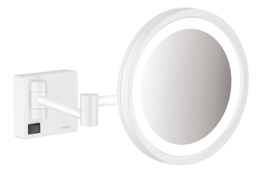 Hansgrohe AddStoris Makyaj Aynası LED'li Mat Beyaz 41790700 - 1
