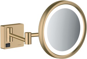 Hansgrohe AddStoris Makyaj Aynası LED'li mat bronz 41790140 - 1