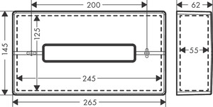 Hansgrohe AddStoris Mendil Kutusu Mat Beyaz 41774700 - 2