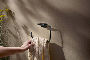 Hansgrohe AddStoris S Halka Havluluk Mat Siyah 41784670 - 2