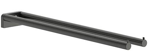 Hansgrohe AddStoris S İkili Havluluk Mat SİyahKrom 41787340 - 1