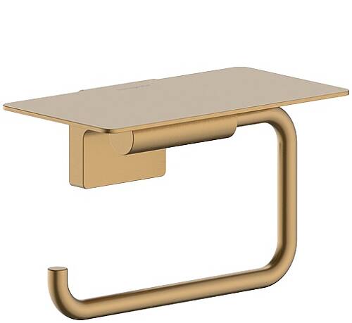 Hansgrohe AddStoris S Raflı Tuvalet Kağıtlığı Mat Bronz 41789140 - 1